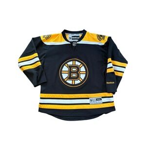 Reebok Boston Bruins NHL Breakaway Home Jersey Mens Size L Read